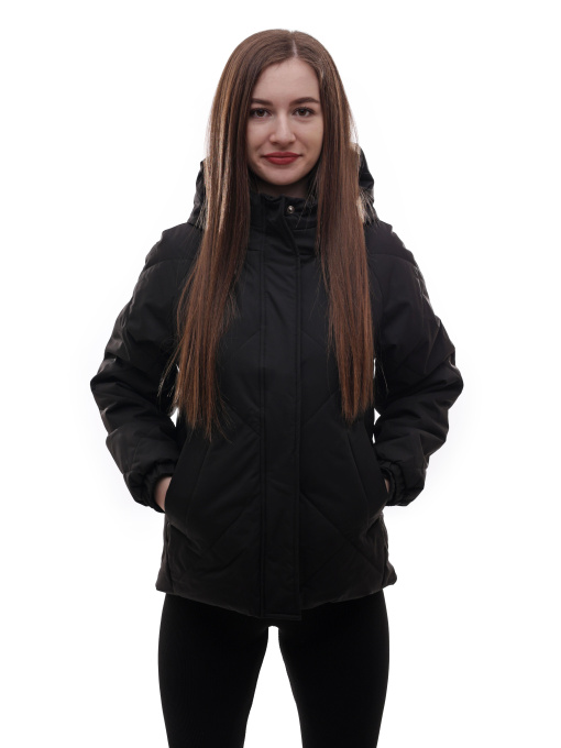 Куртка демисезонная женская Чёрный STREAM модель 699146 Куртка демисезонная женская Чёрный STREAM модель 699146 Фото