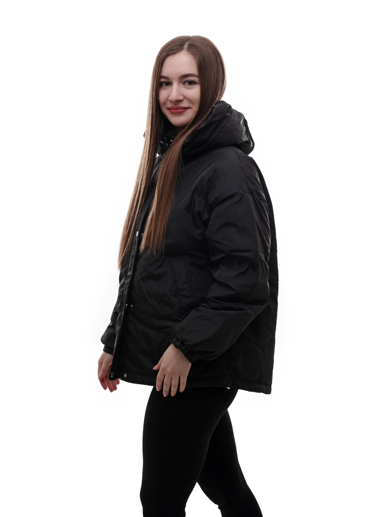 Куртка демисезонная женская Чёрный LUMO модель 699583 Фото