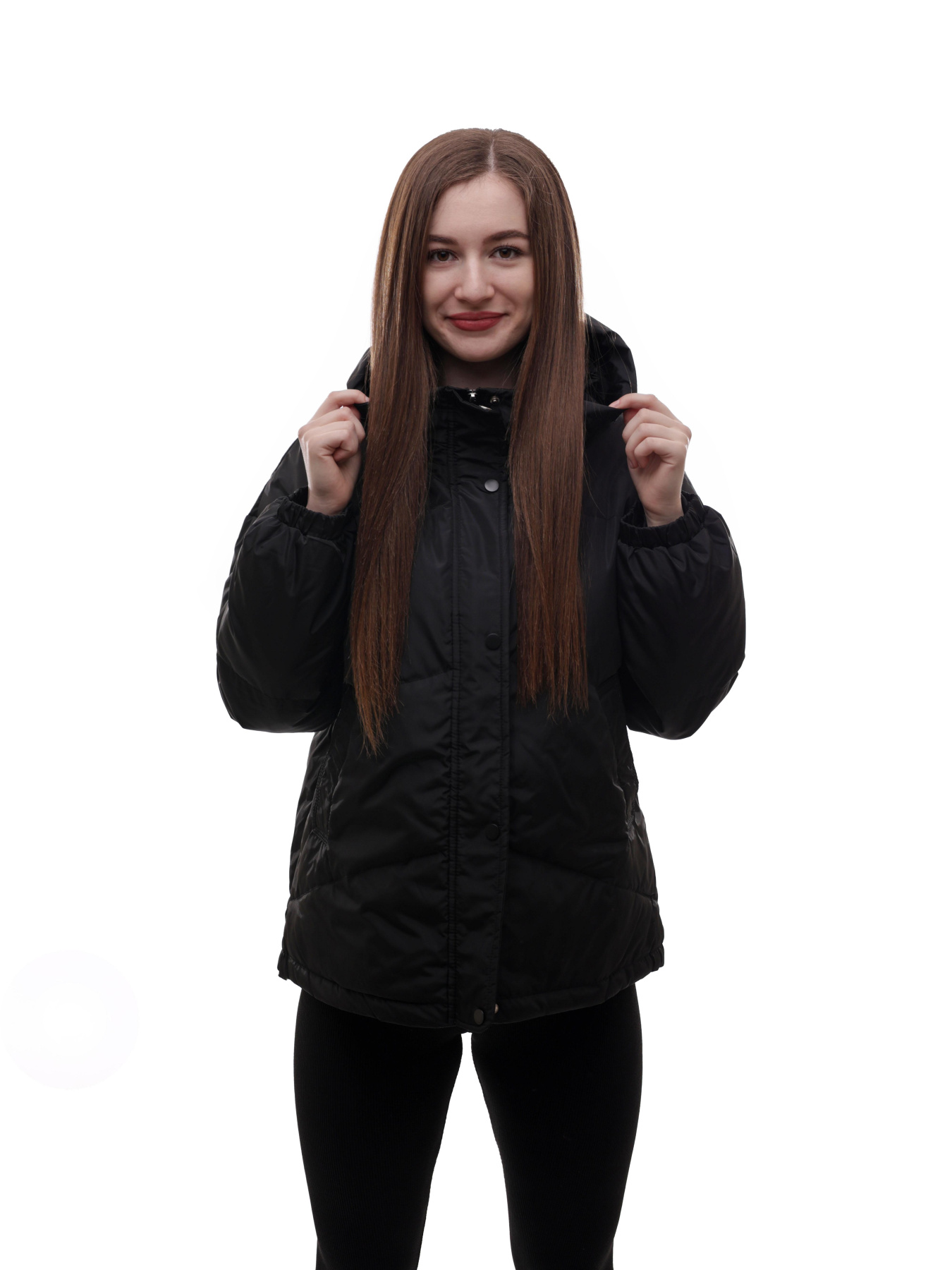 Куртка демисезонная женская Чёрный LUMO модель 699583 Фото