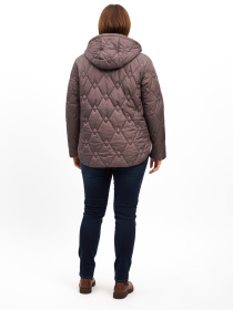 Куртка демисезонная женская Тёмно-коричневый LUMO модель 704309 Фото