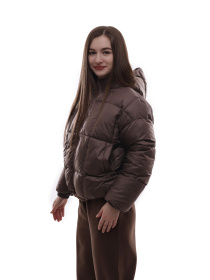 Куртка демисезонная женская Тёмно-коричневый STREAM модель 717042 Фото