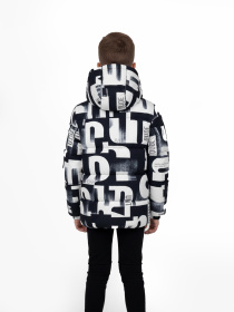 Куртка демісезонна для хлопчика підлітка Білий LUMO модель 699958 Фото