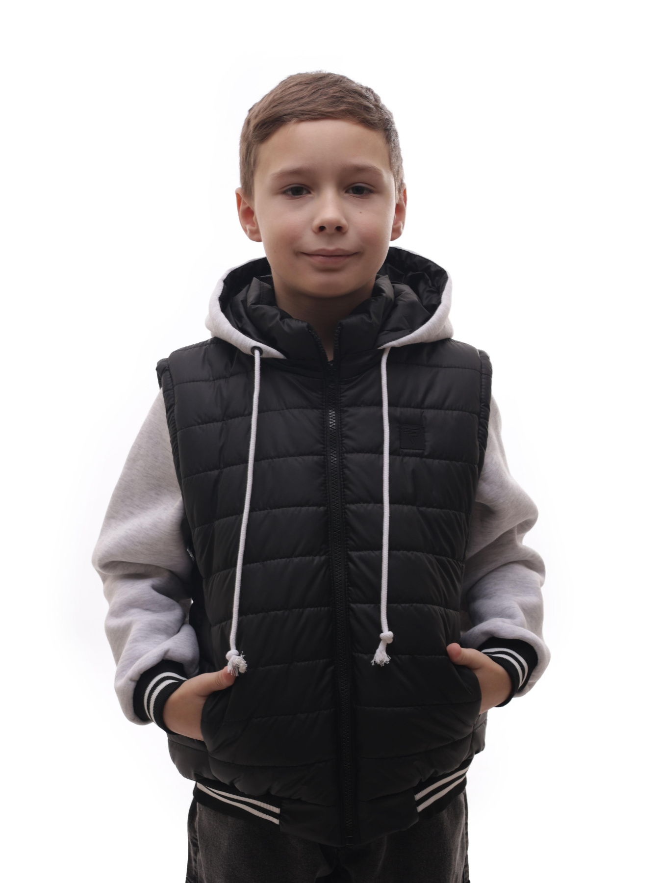 Куртка демісезонна для хлопчика підлітка Чорний LUMO модель 702731 Фото