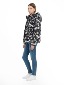 Куртка демісезонна для дівчинки підлітка Чорний STREAM модель 702871 Фото