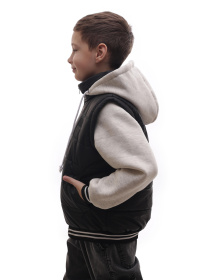 Куртка демісезонна для хлопчика підлітка Чорний LUMO модель 704173 Фото