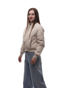 Куртка демисезонная женская Бежевый LUMO модель 701366 Фото