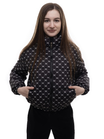 Куртка демисезонная женская Чёрный LUMO модель 701369 Куртка демисезонная женская Чёрный LUMO модель 701369 Фото