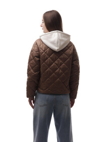 Куртка демисезонная женская Коричневый STREAM модель 708999 Куртка демисезонная женская Коричневый STREAM модель 708999 Фото