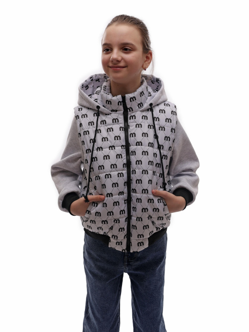 Куртка демисезонная для девочки подростка Молочный STREAM модель 712124 Фото