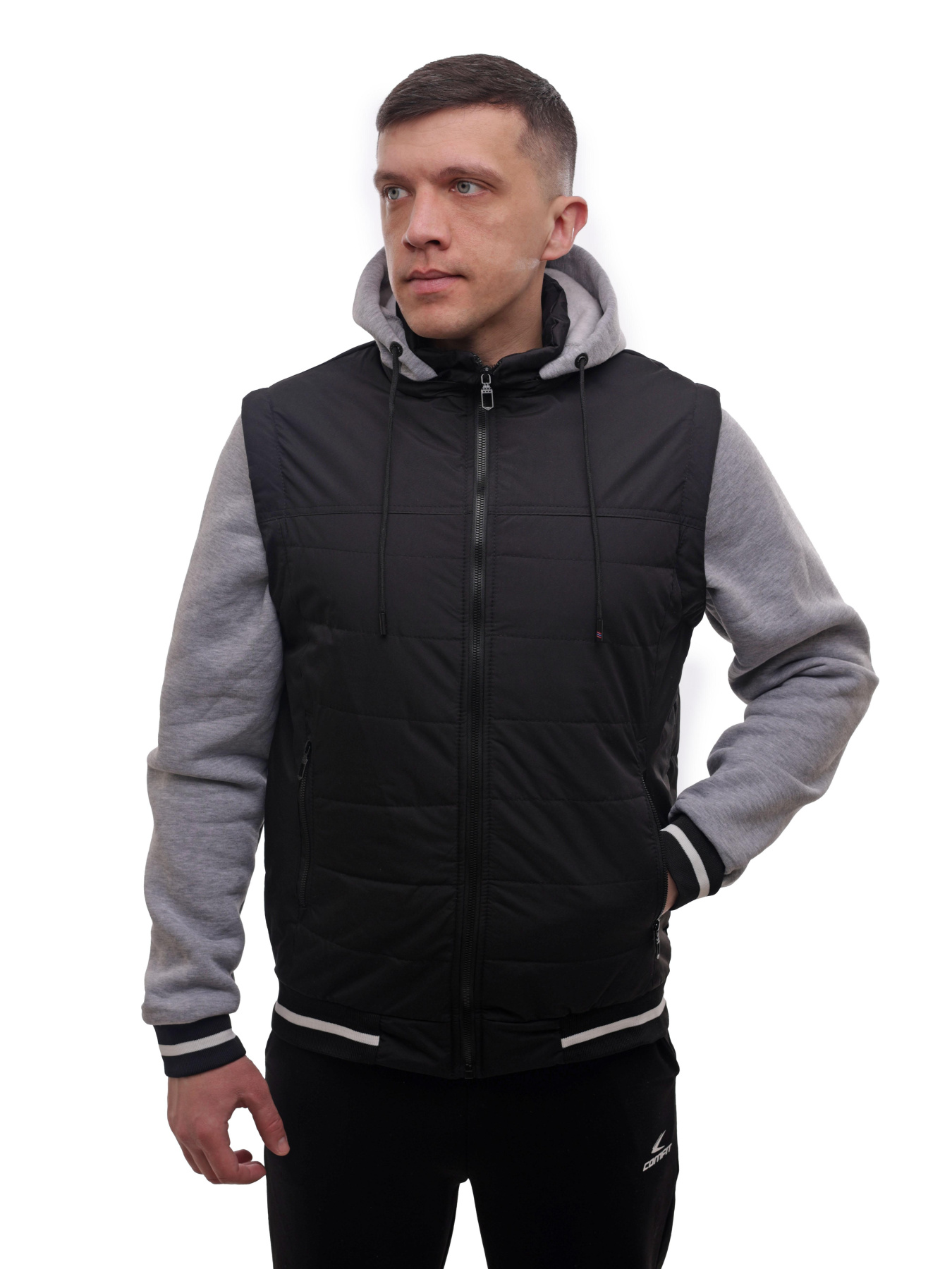 Куртка демисезонная мужская Чёрный STREAM модель 705296 Фото