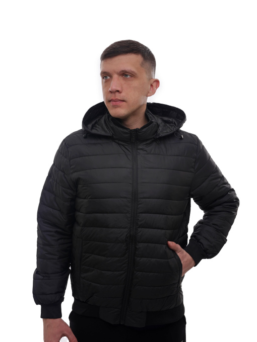 Куртка демисезонная мужская Чёрный STREAM модель 714423 Фото