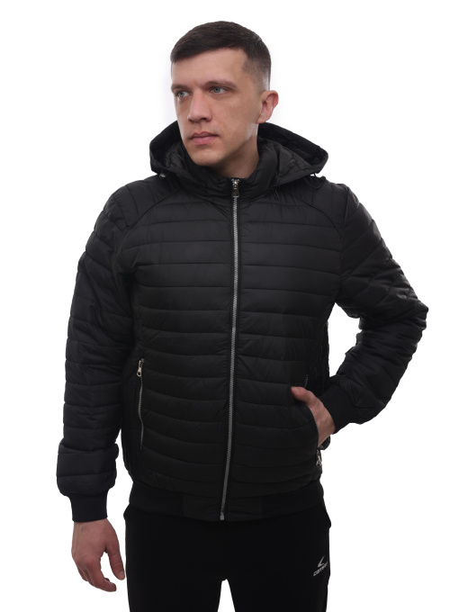 Куртка демисезонная мужская Чёрный STREAM модель 717179 Куртка демисезонная мужская Чёрный STREAM модель 717179 Фото