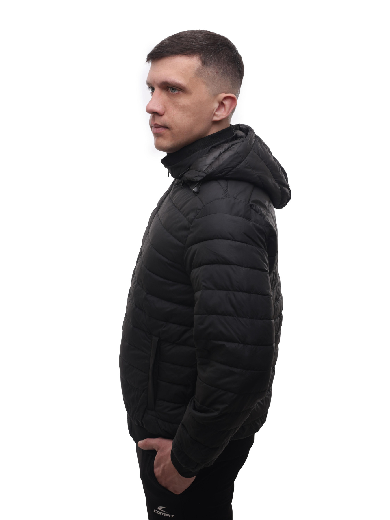 Куртка демисезонная мужская Чёрный STREAM модель 717182 Фото