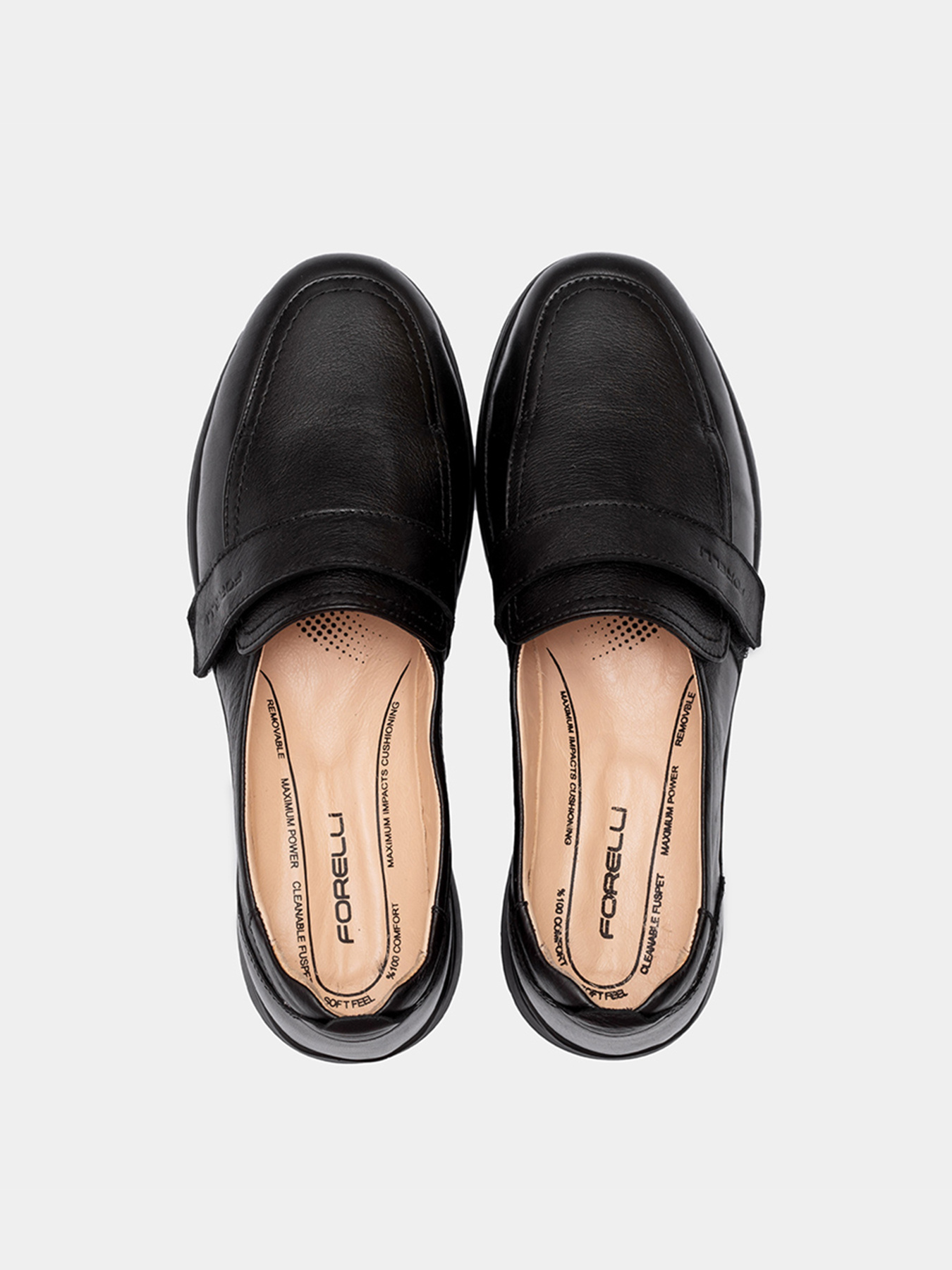 Туфли женские Forelli 21310 черные модель 21310-Black Фото