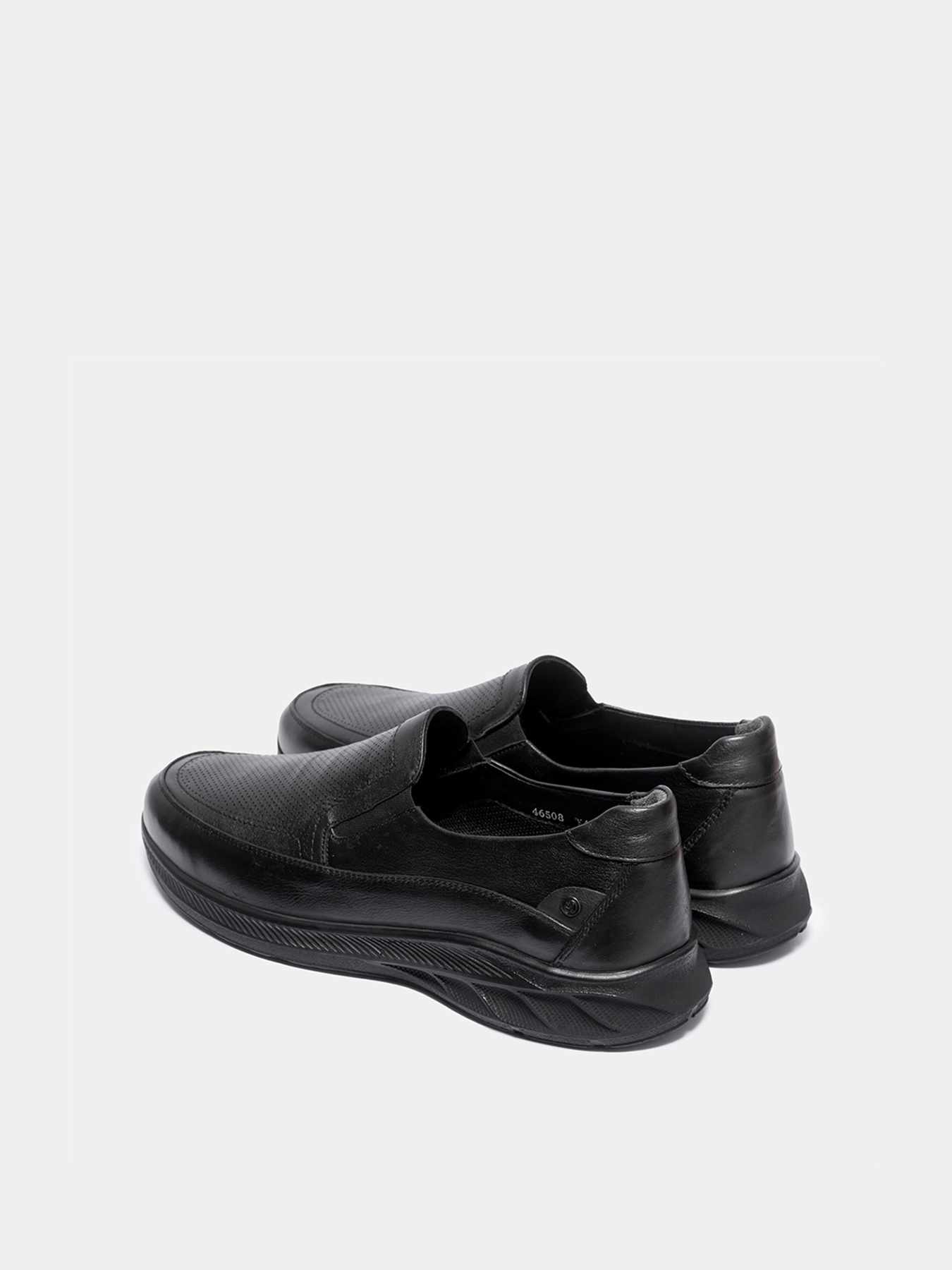 Мужские анатомические туфли Forelli 46508 черные модель 46508-Black Фото