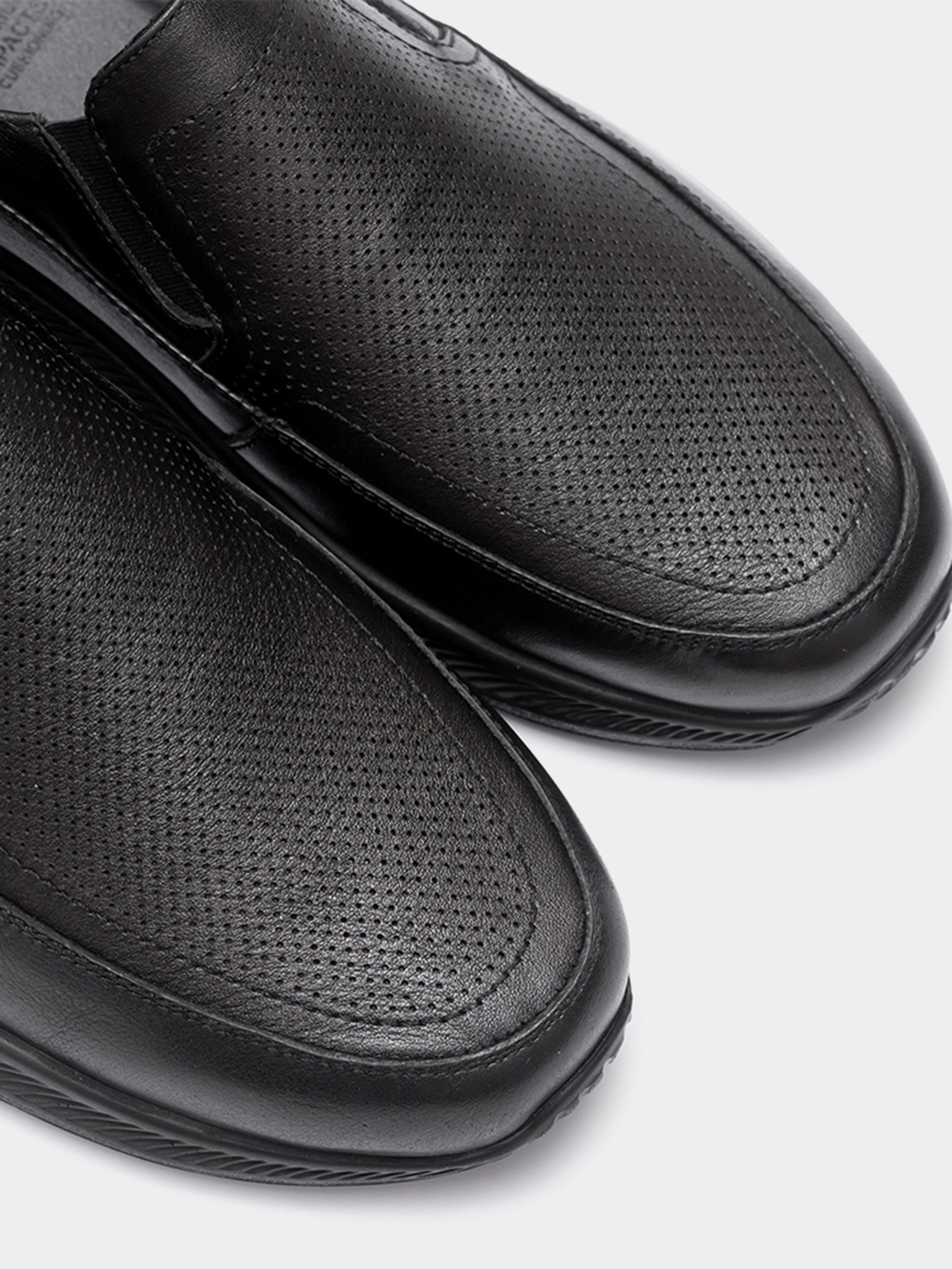 Мужские анатомические туфли Forelli 46508 черные модель 46508-Black Фото