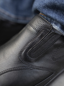 Мужские анатомические туфли Forelli 36012 черные модель 36012-Black Мужские анатомические туфли Forelli 36012 черные модель 36012-Black Фото