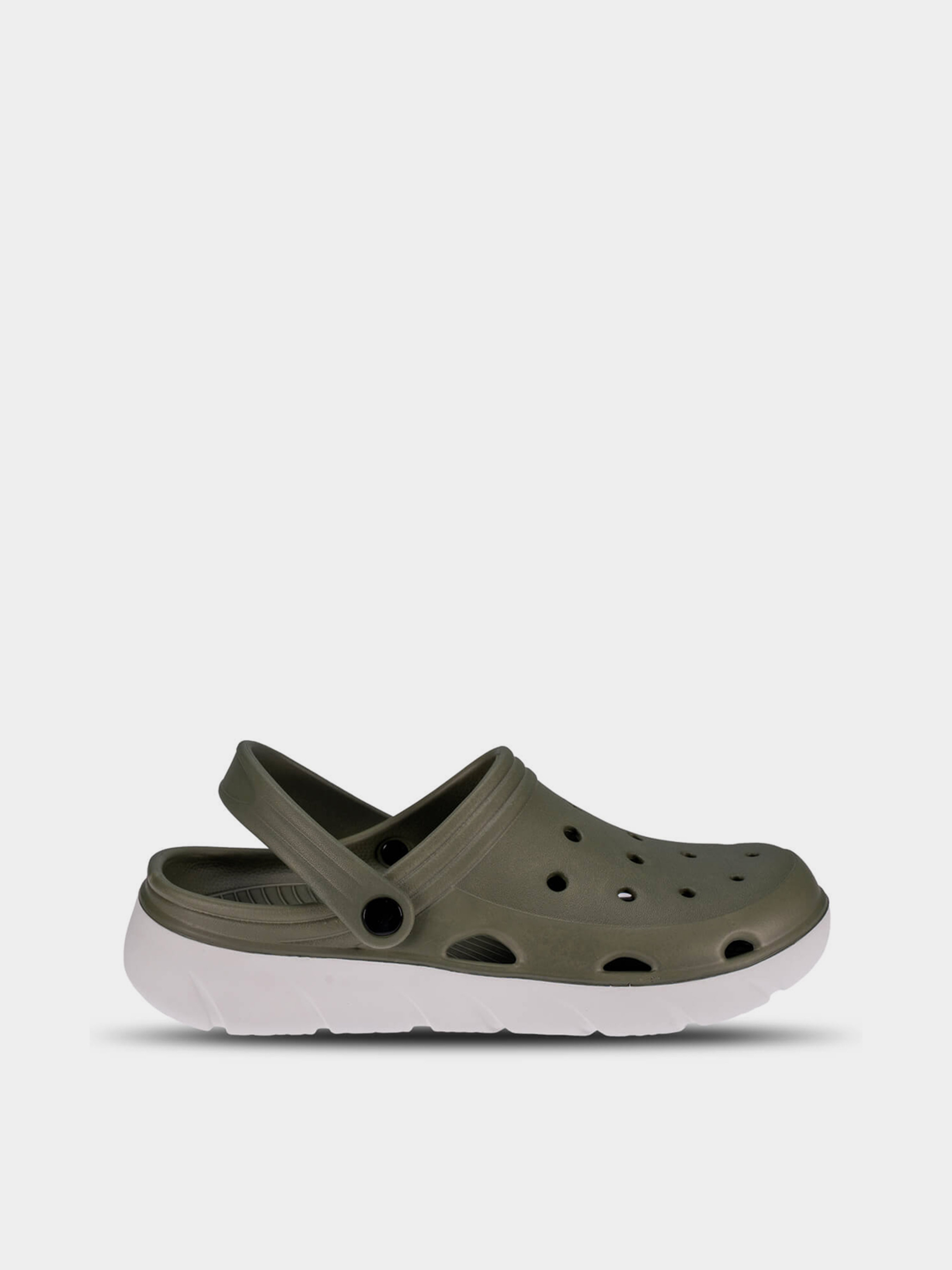 Жіноче Сабо Forelli  (23704-Khaki) колір хакі, матеріал гума