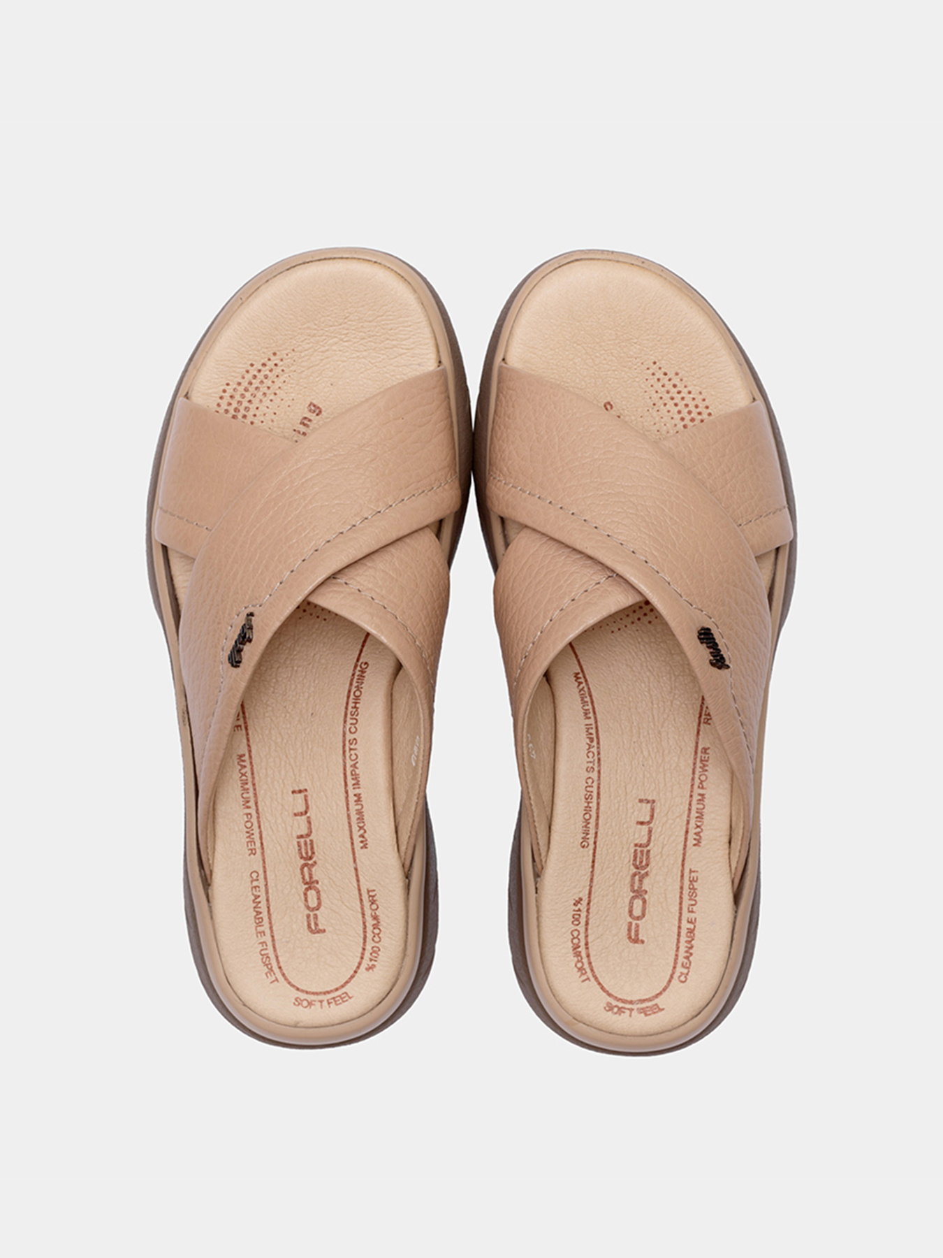 Шльопанці Forelli модель 29306-Beige Фото