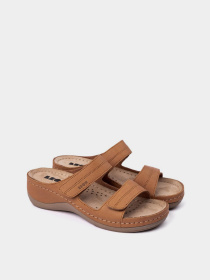 Шлепанцы Leon модель 907-Brown Фото