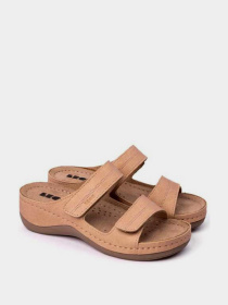 Шльопанці Leon модель 907-Beige Фото