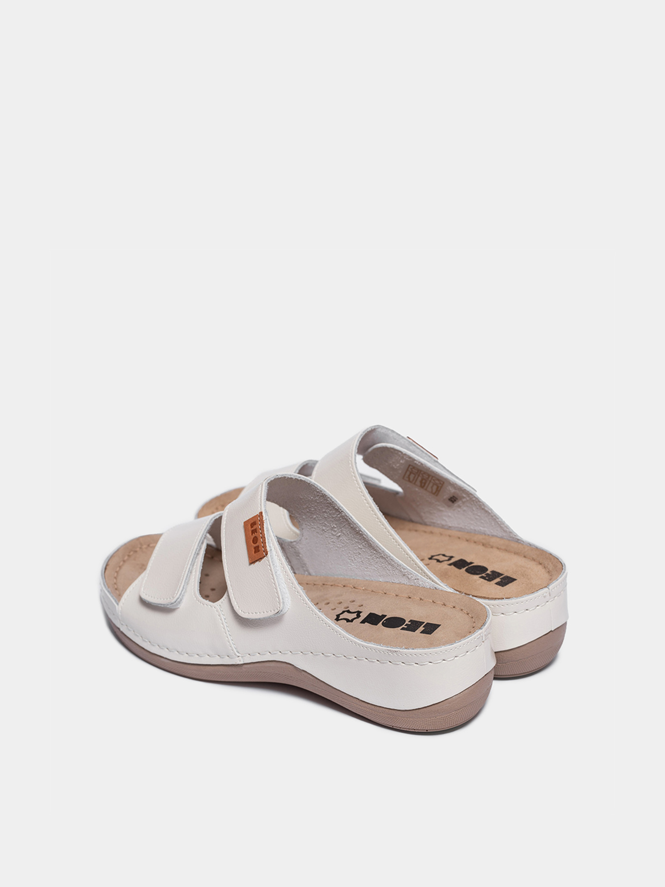 Шлепанцы Leon модель 931-White Фото