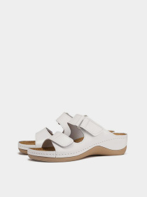Шльопанці жіночі Leon 905 білі модель 905-White Фото