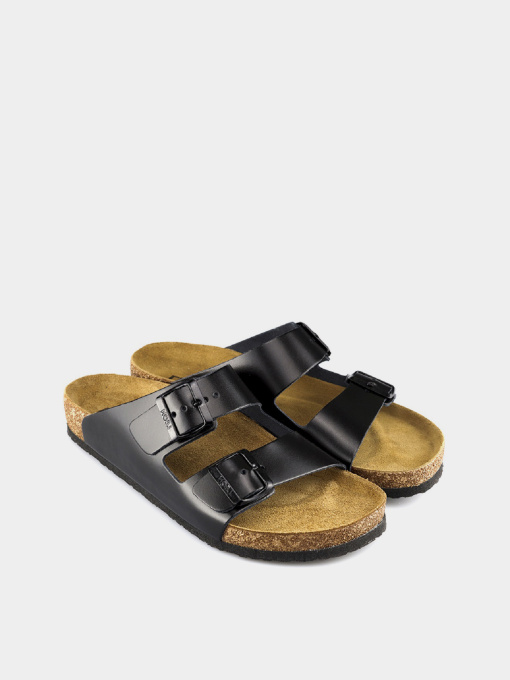 Шлепанцы мужские Leon 4703 черные модель 4703-Black Фото