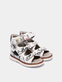 Сандалии Tutubi модель 2801-06-White/Black Фото