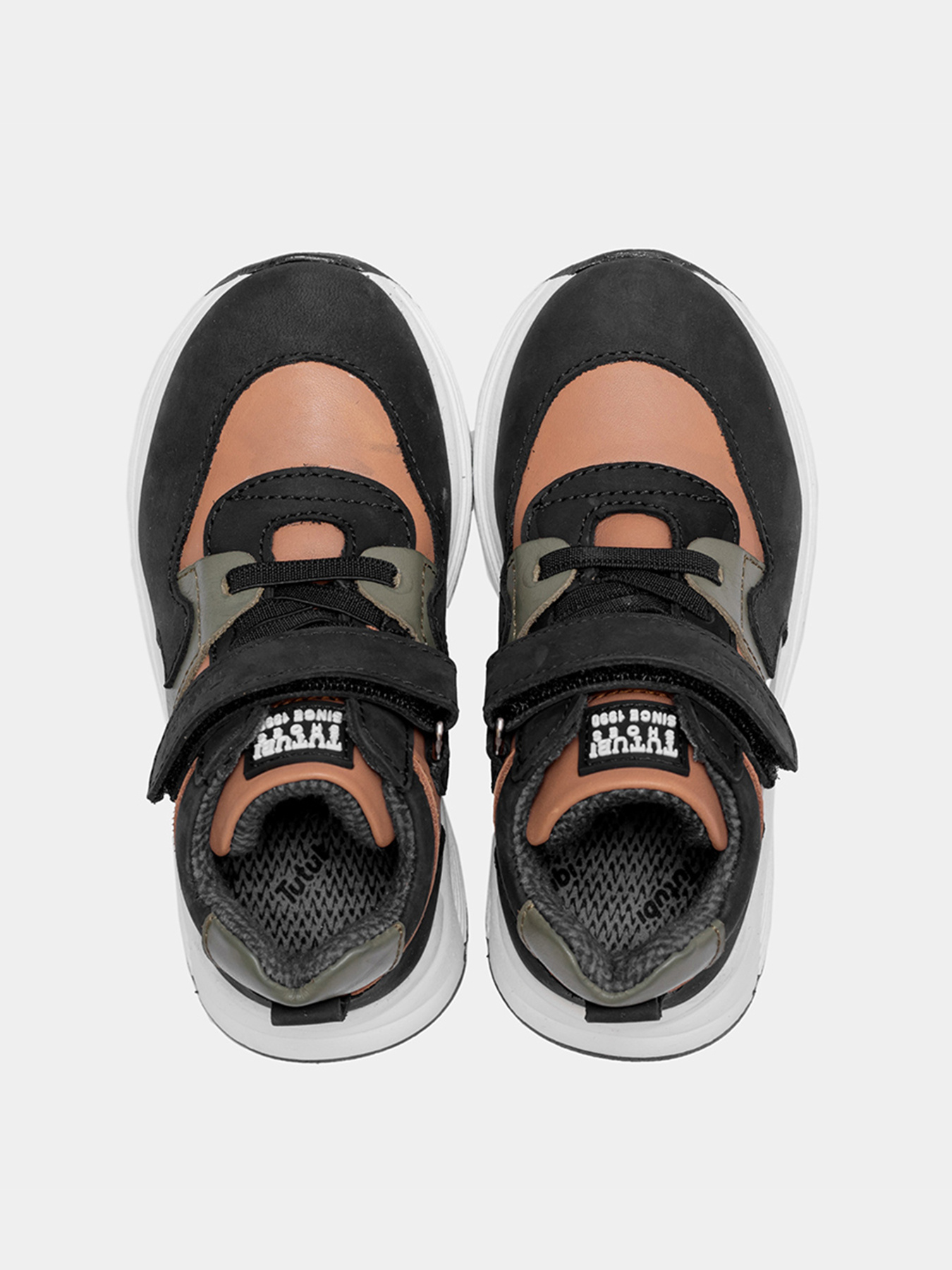 Анатомические ботинки для мальчиков Tutubi 3118 коричневые модель 3118-Brown Фото