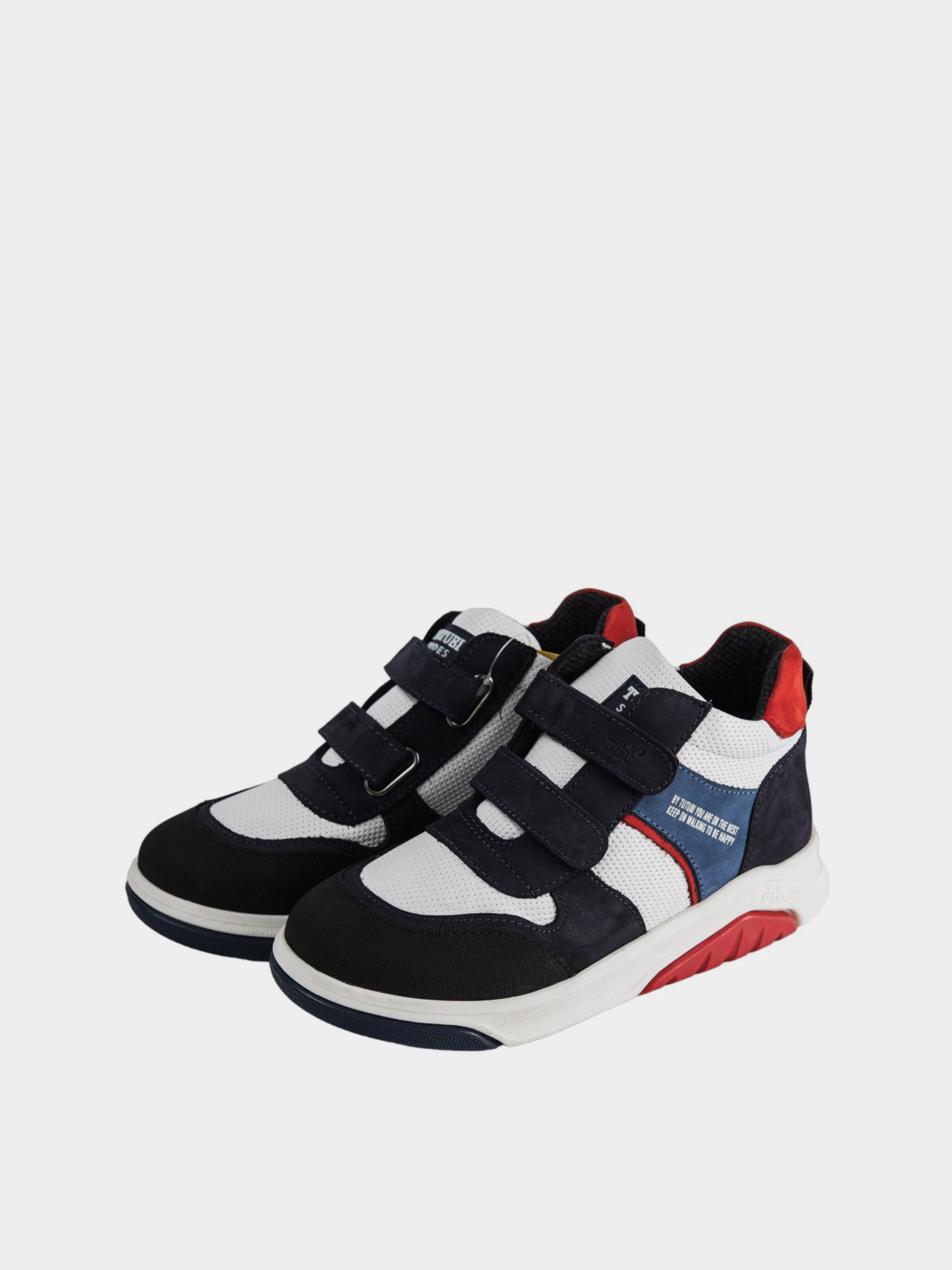 Анатомические ботинки для мальчиков Tutubi 2521-06 белые/синие модель 2521-06-White.Blue Фото