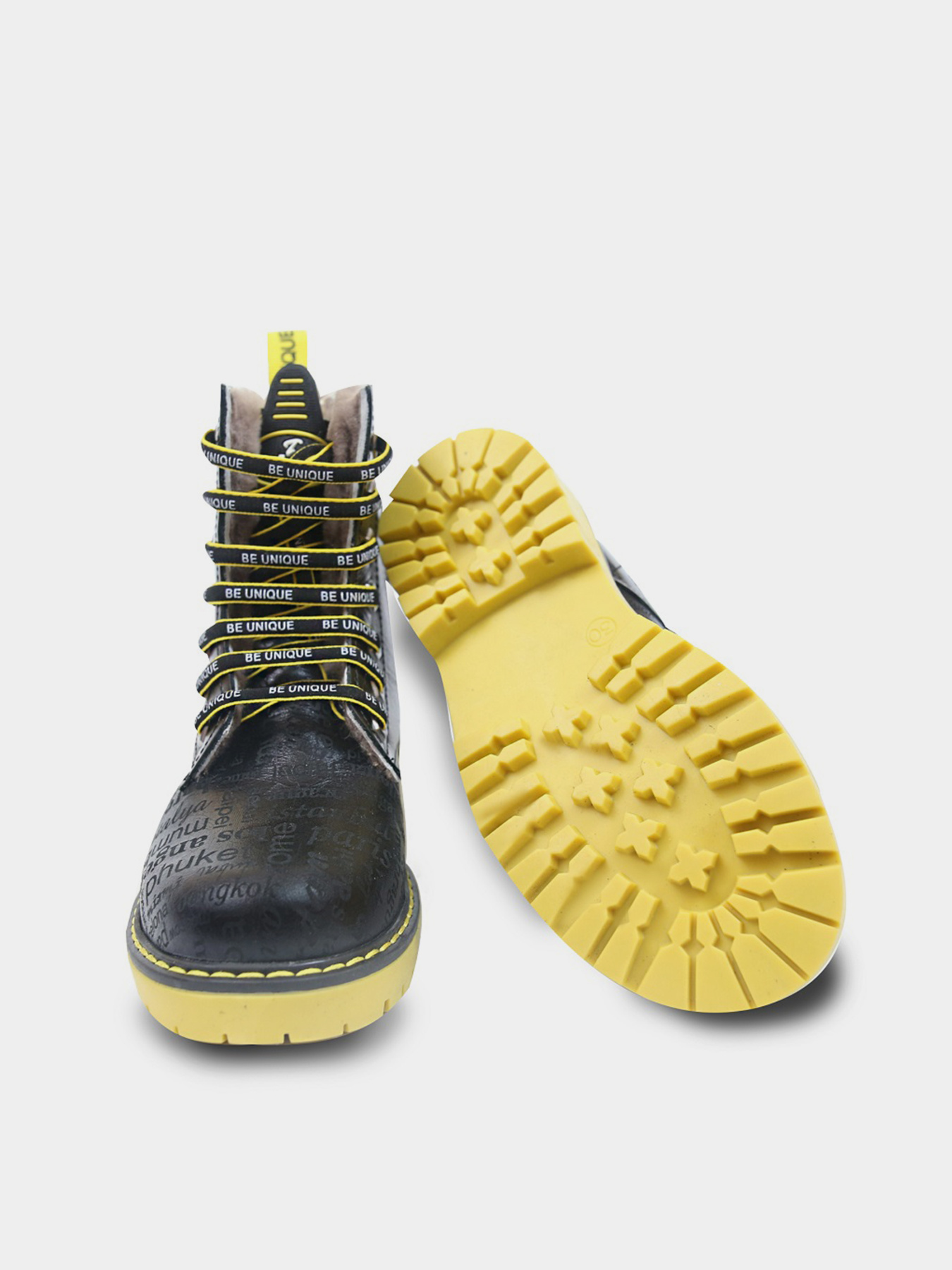 Черевики Tutubi модель 927-Black.Yellow Фото