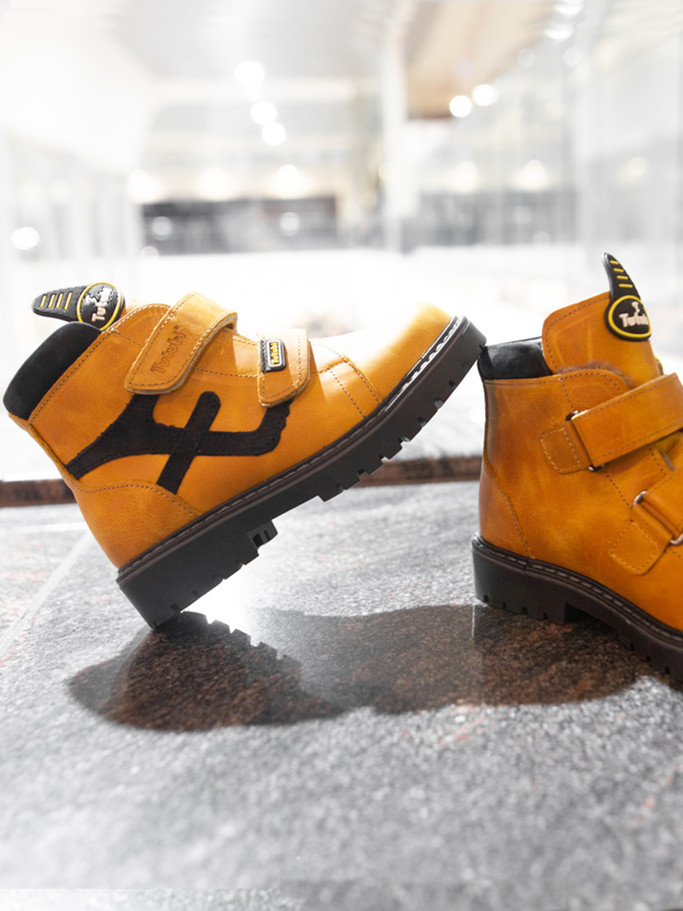 Ботинки Tutubi модель 939-01-Brown Ботинки Tutubi модель 939-01-Brown Фото