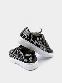 Кеды низкие Tutubi модель 2209-02-White.Black Фото