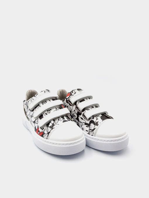 Кеды низкие Tutubi модель 2241-02-White.Black Фото