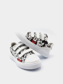 Кеды низкие Tutubi модель 2241-02-White.Black Фото