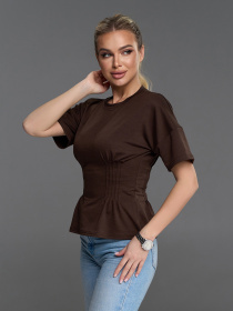 Футболки модель 14010_темно-коричневый Фото