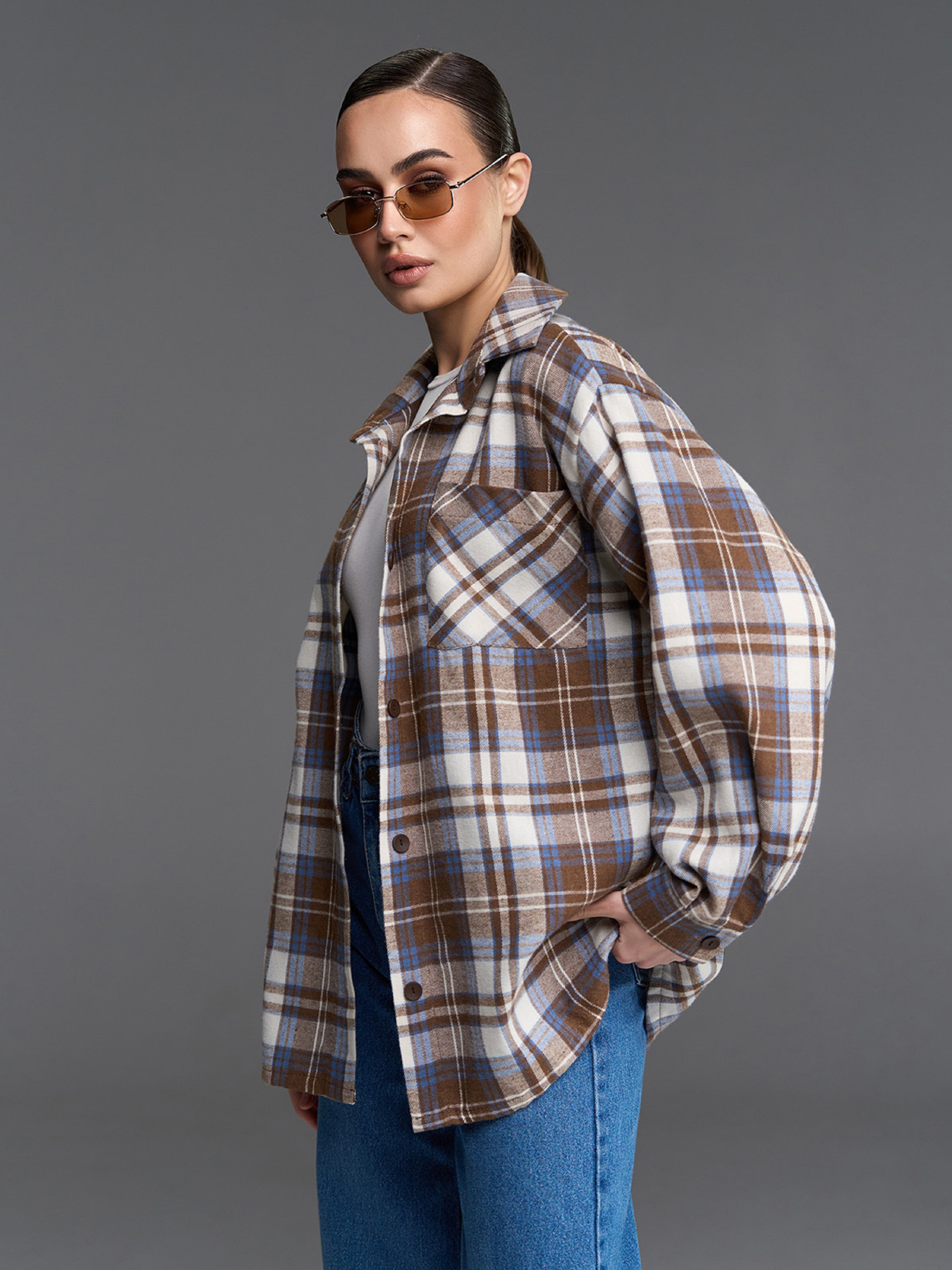 Рубашка повседневная ISSA Plus модель 15513_мультиколор Фото