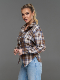 Рубашка повседневная ISSA Plus модель 15523_мультиколор Фото