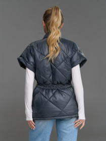 Утепленный жилет ISSA Plus модель SA-685_темно-серый Фото