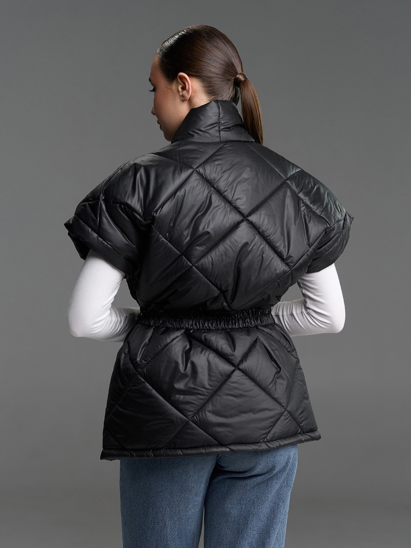 Жилетки модель SA-685_черный Фото