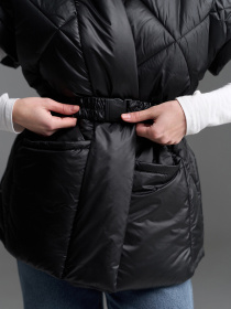 Утепленный жилет ISSA Plus модель SA-685_черный Фото