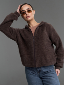 Толстовки модель SA-701_темно-коричневый Толстовки модель SA-701_темно-коричневый Фото