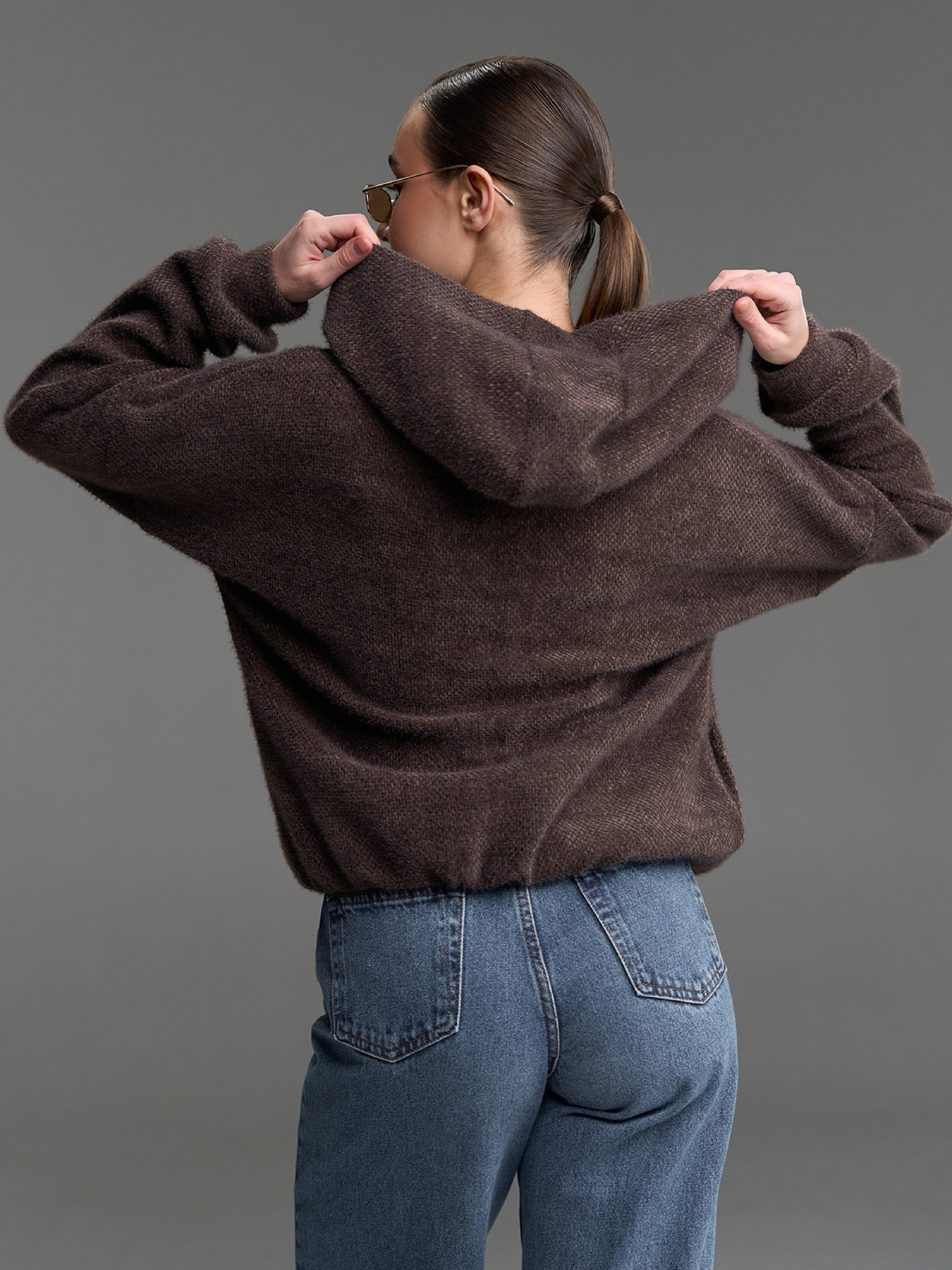 Худи ISSA Plus модель SA-701_темно-коричневый Фото