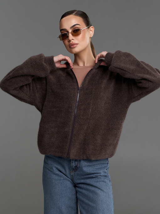 Худи ISSA Plus модель SA-701_темно-коричневый Фото