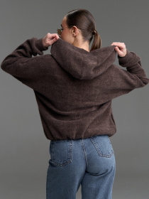 Худи ISSA Plus модель SA-701_темно-коричневый Фото