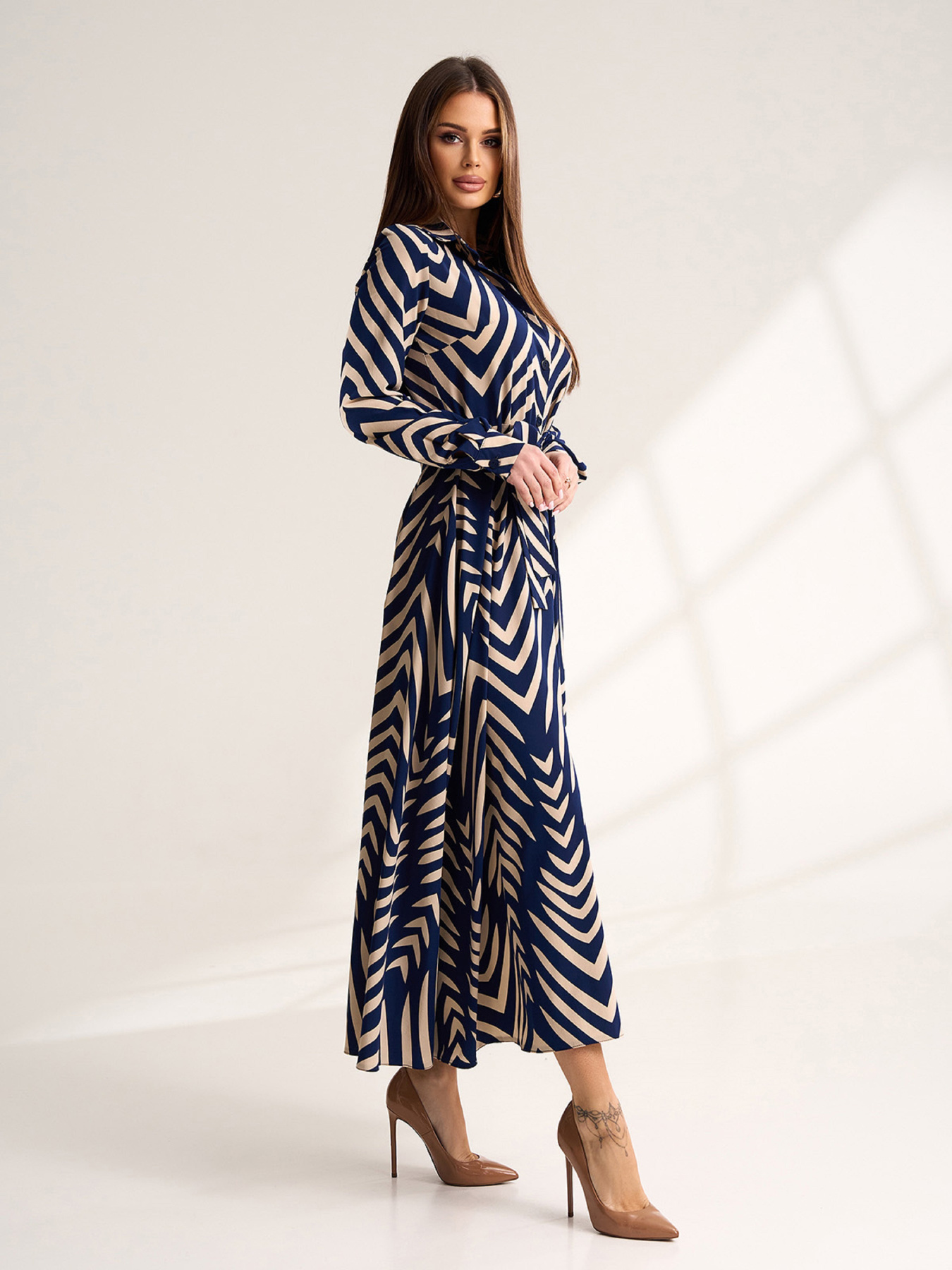 Платья модель SA-702_темно-синий Фото