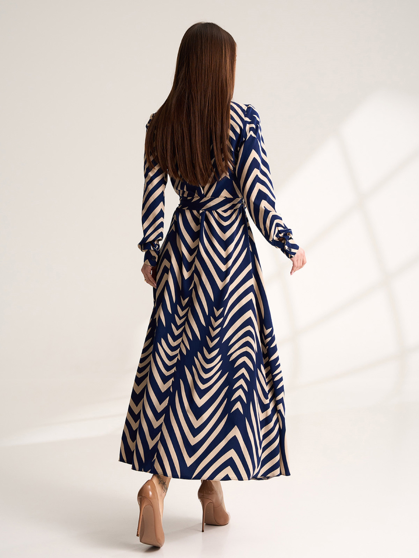 Платья модель SA-702_темно-синий Фото