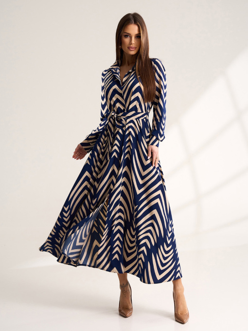 Платья модель SA-702_темно-синий Фото