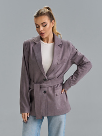 Жакет ISSA Plus модель SA-695_серый Фото